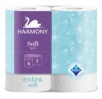 Toaletní papír HARMONY Soft 4ks