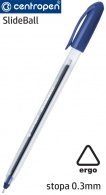 Kuličkové pero Centropen Slideball 2215 modré
