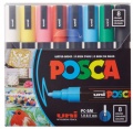 POSCA PC-5M sada 8 barev