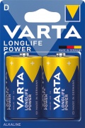 Alkalické baterie VARTA Longlife Power D 2ks