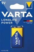 Alkalická baterie VARTA Longlife Power 9V