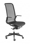 Kancelářská židle MARLENE šéf celosíťovaný s područkami