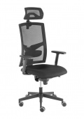 Kancelářská židle GAME ŠÉF s 3D podhlavníkem a područkami