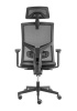 Kancelářská židle GAME ŠÉF s 3D podhlavníkem a područkami