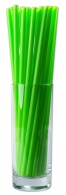 Slámky Jumbo znovu použitelné žluto-zelené 25.5cm 150ks