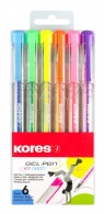 Kuličkové pero KORES K11 Pen Neon 6ks