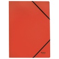 Ekologické desky s gumičkami Leitz Recycle kartonové A4 červené