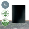 Ekologické kartonové desky s rychlovazačem Leitz RECYCLE, A4, černé