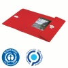 Ekologické tříchlopňové desky Leitz Recycle A4 PP červené